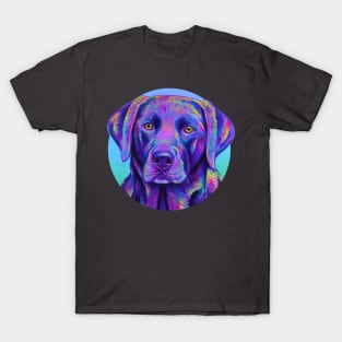 Purple Labrador Retriever Dog T-Shirt